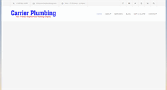 Desktop Screenshot of carrierplumbing.com